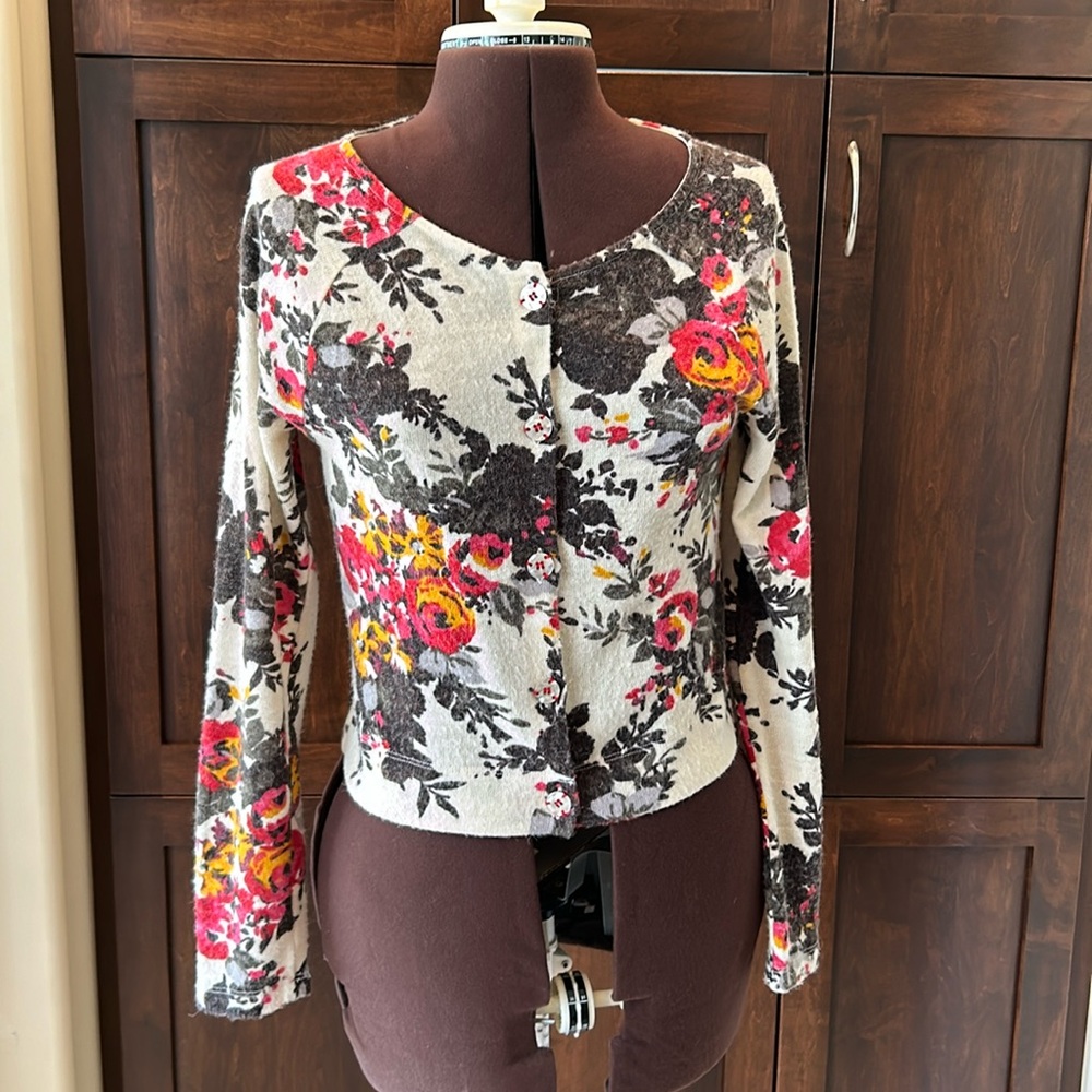 Floral cardigan